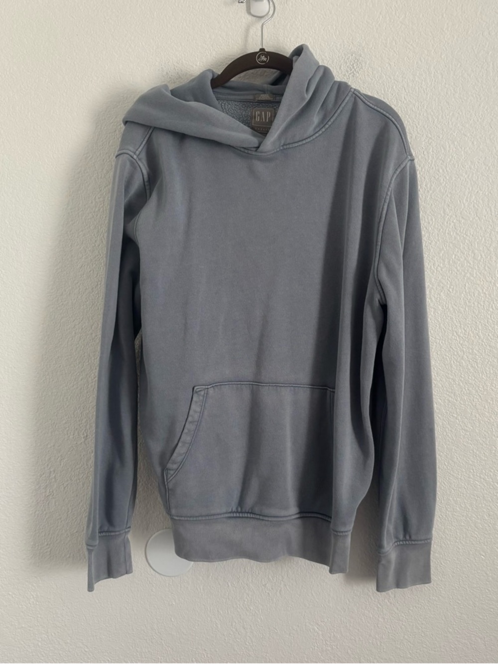 GAP Sweats Women's Size Medium Blue Vintage Soft Pullover Hoodie Sweater